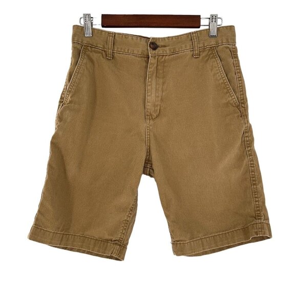 Faded Glory Other - Faded Glory Mens Khaki Casual Cotton Shorts Size 28 chino summer Preppy Beige